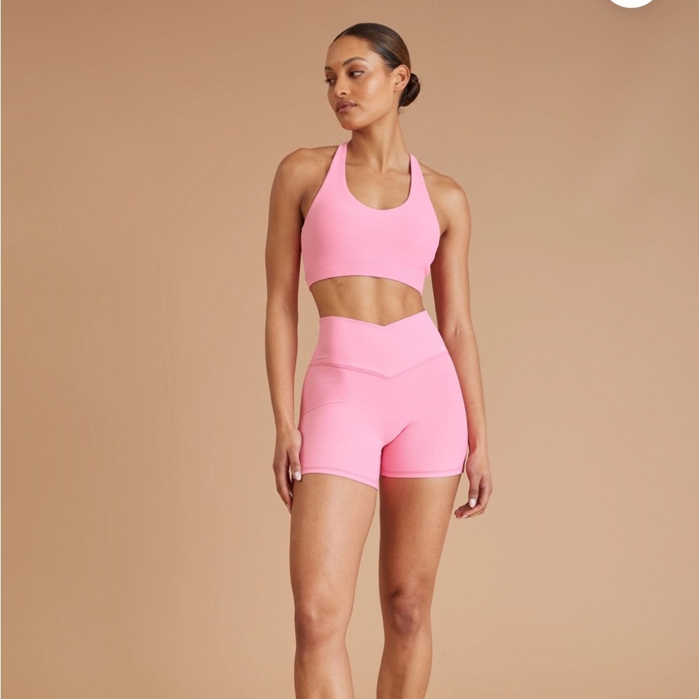 Allfenix ECORIB CROSS BACK SPORTS BRA XS PINK